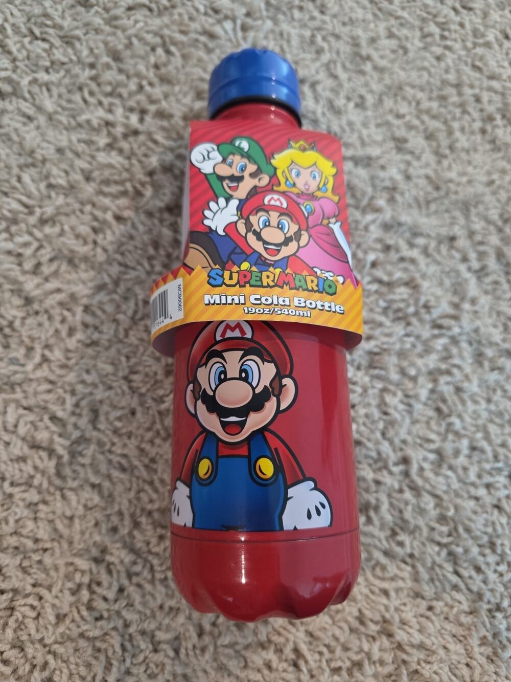 Super Mario Mini Cola Bottle 19oz/540ml